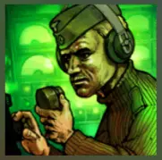 Green crewman symbol (radio guy)