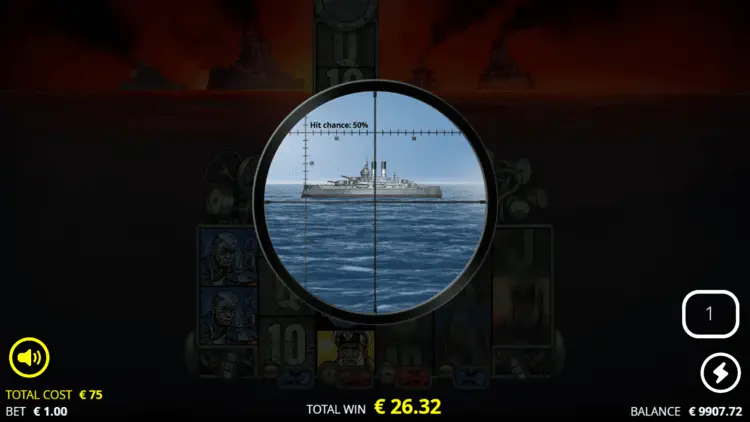 Das xBoot casino Silent Hunter Spins with expanded reel 3 showing 8 rows