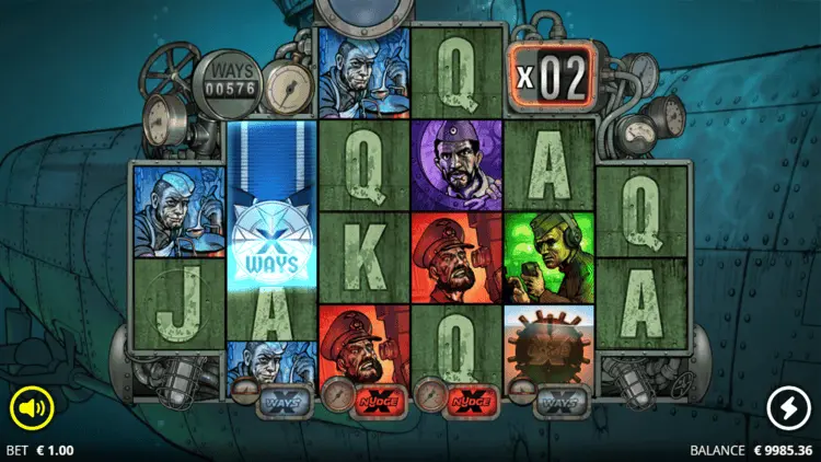 Das xBoot game xWays symbols expanding to reveal matching icons